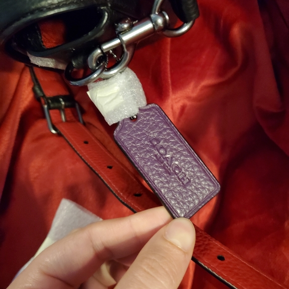 New COACH Saddlebag Crossbody w/ Horse Carriage ❤🧡💛💚💙💜 - Picture 11 of 16